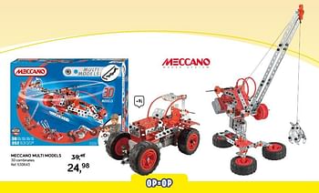 Aanbiedingen Meccano multi models - Meccano - Geldig van 06/11/2018 tot 11/12/2018 bij Supra Bazar