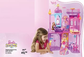 Aanbiedingen Prinsessenkasteel fairy secret - Mattel - Geldig van 06/11/2018 tot 11/12/2018 bij Supra Bazar