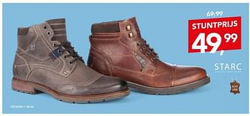 Aanbiedingen Heren schoenen - Starc Quality shoe wear - Geldig van 09/11/2018 tot 25/11/2018 bij Bristol