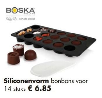 Aanbiedingen Siliconenvorm bonbons voor - Boska - Geldig van 25/11/2018 tot 15/12/2018 bij Multi Bazar