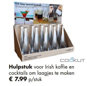 Aanbiedingen Hulpstuk voor irish koffie en cocktails om laagjes te maken - Cookut - Geldig van 25/11/2018 tot 15/12/2018 bij Multi Bazar