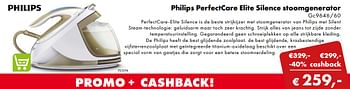 Aanbiedingen Philips perfectcare elite silence stoomgenerator gc9646-60 - Philips - Geldig van 02/12/2018 tot 06/01/2019 bij Multi Bazar