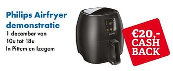 Aanbiedingen Philips airfryer demonstratie - Philips - Geldig van 02/12/2018 tot 06/01/2019 bij Multi Bazar