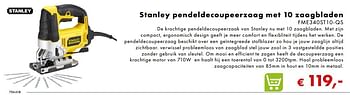 Aanbiedingen Stanley pendeldecoupeerzaag - Stanley - Geldig van 02/12/2018 tot 06/01/2019 bij Multi Bazar