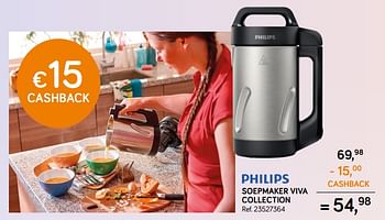 Aanbiedingen Philips soepmaker viva collection - Philips - Geldig van 04/12/2018 tot 08/01/2019 bij Supra Bazar