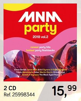 Aanbiedingen 2 cd mnm party - Huismerk - Supra Bazar - Geldig van 04/12/2018 tot 08/01/2019 bij Supra Bazar