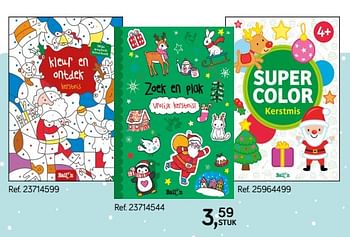 Aanbiedingen Super color kerstmis - Huismerk - Supra Bazar - Geldig van 04/12/2018 tot 08/01/2019 bij Supra Bazar