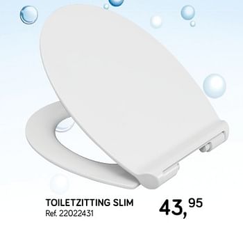 Aanbiedingen Toiletzitting slim soft close - Huismerk - Supra Bazar - Geldig van 04/12/2018 tot 08/01/2019 bij Supra Bazar