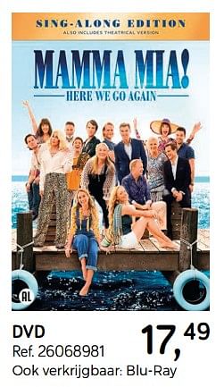 Aanbiedingen Dvd mamma mia - Huismerk - Supra Bazar - Geldig van 04/12/2018 tot 08/01/2019 bij Supra Bazar