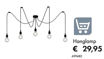 Aanbiedingen Hanglamp - Huismerk - Multi Bazar - Geldig van 18/02/2019 tot 31/03/2019 bij Multi Bazar