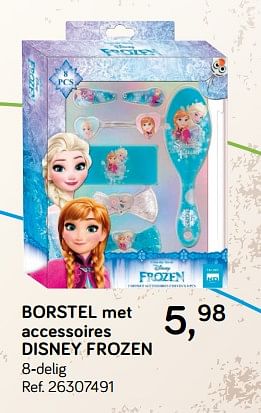 Aanbiedingen Borstel met accessoires disney frozen - Disney  Frozen - Geldig van 19/02/2019 tot 19/03/2019 bij Supra Bazar