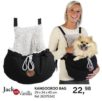 Aanbiedingen Kangooroo bag - Jack and Vanilla - Geldig van 19/02/2019 tot 19/03/2019 bij Supra Bazar