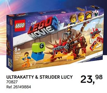 Aanbiedingen Ultrakatty + strijder lucy 70827 - Lego - Geldig van 19/02/2019 tot 19/03/2019 bij Supra Bazar