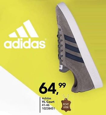 Aanbiedingen Sportschoen adidas vl court - Adidas - Geldig van 08/03/2019 tot 31/03/2019 bij Bristol