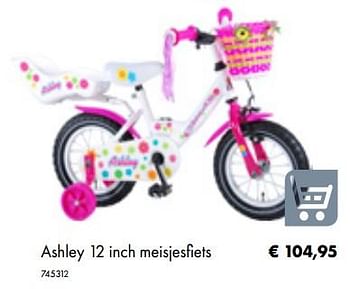 Aanbiedingen Ashley 12 inch meisjesfiets - Ashley - Geldig van 05/03/2019 tot 31/05/2019 bij Multi Bazar