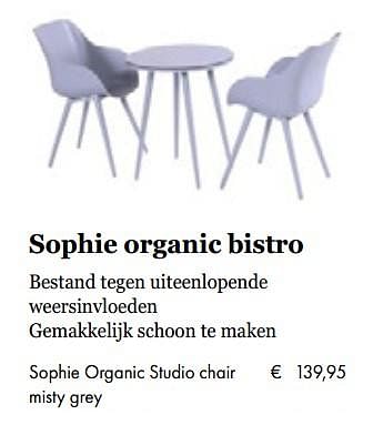 Aanbiedingen Sophie organic studio chair misty grey - Hartman - Geldig van 05/03/2019 tot 31/05/2019 bij Multi Bazar