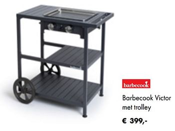 Aanbiedingen Barbecook victor met trolley - Barbecook - Geldig van 05/03/2019 tot 31/05/2019 bij Multi Bazar