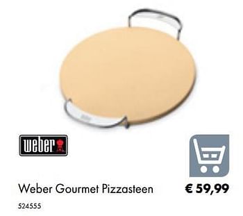 Aanbiedingen Weber gourmet pizzasteen - Weber - Geldig van 05/03/2019 tot 31/05/2019 bij Multi Bazar