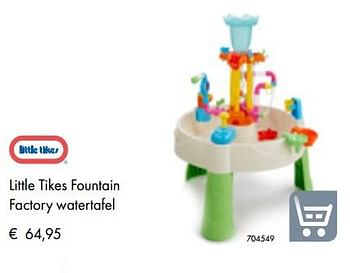 Aanbiedingen Little tikes fountain factory watertafel - Little Tikes - Geldig van 05/03/2019 tot 31/05/2019 bij Multi Bazar