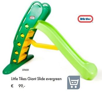 Aanbiedingen Little tikes giant slide evergreen - Little Tikes - Geldig van 05/03/2019 tot 31/05/2019 bij Multi Bazar