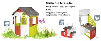 Aanbiedingen Smoby neo jura lodge - Smoby - Geldig van 05/03/2019 tot 31/05/2019 bij Multi Bazar