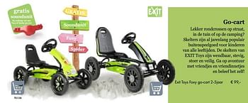 Aanbiedingen Exit toys foxy go-cart - Exit - Geldig van 05/03/2019 tot 31/05/2019 bij Multi Bazar
