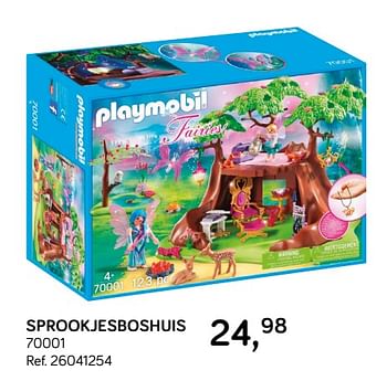 Aanbiedingen Sprookjesboshuis 70001 - Playmobil - Geldig van 19/03/2019 tot 16/04/2019 bij Supra Bazar
