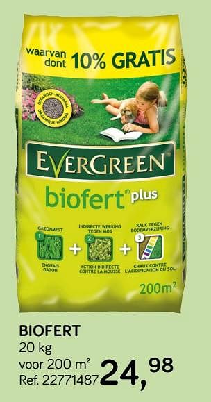 Aanbiedingen Biofert - Evergreen - Geldig van 19/03/2019 tot 16/04/2019 bij Supra Bazar
