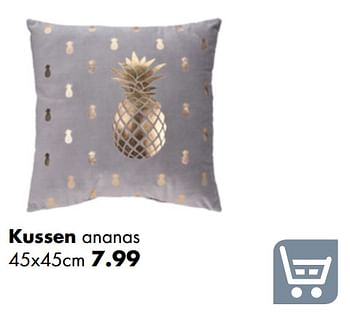 Aanbiedingen Kussen ananas - Huismerk - Multi Bazar - Geldig van 01/04/2019 tot 22/04/2019 bij Multi Bazar