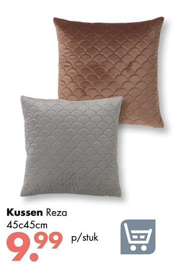 Aanbiedingen Kussen reza - Huismerk - Multi Bazar - Geldig van 01/04/2019 tot 22/04/2019 bij Multi Bazar