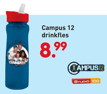 Aanbiedingen Campus 12 drinkfles - Campus 12 - Geldig van 08/04/2019 tot 08/05/2019 bij Europoint