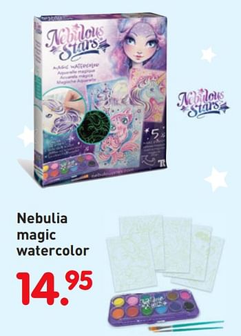 Aanbiedingen Nebulia magic watercolor - Nebulous Stars - Geldig van 08/04/2019 tot 08/05/2019 bij Europoint