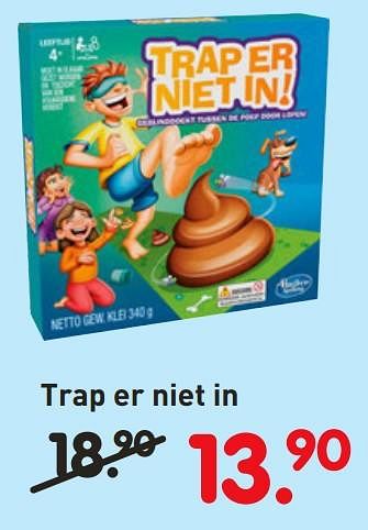 Aanbiedingen Trap er niet in - Hasbro - Geldig van 08/04/2019 tot 08/05/2019 bij Europoint