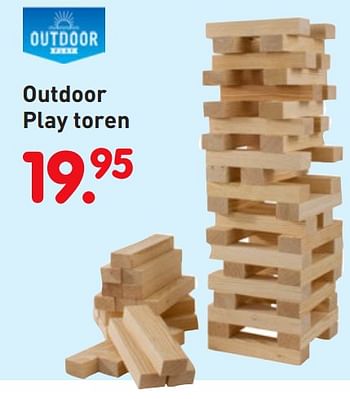 Aanbiedingen Outdoor play toren - OUTDOOR - Geldig van 08/04/2019 tot 08/05/2019 bij Europoint