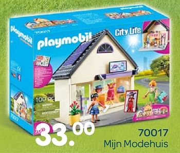 Aanbiedingen 70017 mijn modehuis - Playmobil - Geldig van 08/04/2019 tot 08/05/2019 bij Europoint