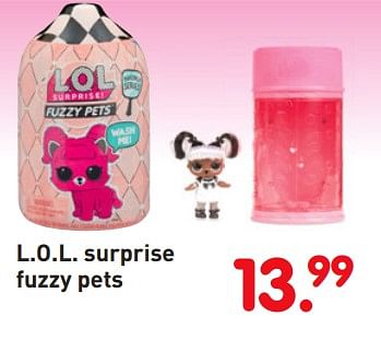 Aanbiedingen L.o.l. surprise fuzzy pets - LOL Surprise - Geldig van 08/04/2019 tot 08/05/2019 bij Europoint