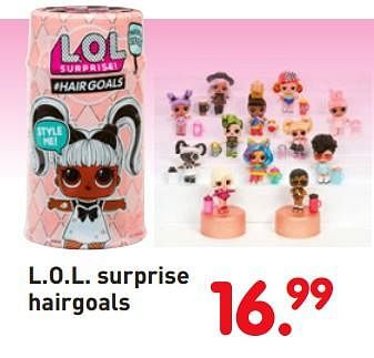 Aanbiedingen L.o.l. surprise hairgoals - LOL Surprise - Geldig van 08/04/2019 tot 08/05/2019 bij Europoint