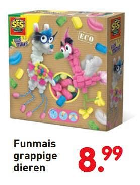 Aanbiedingen Funmais grappige dieren - SES - Geldig van 08/04/2019 tot 08/05/2019 bij Europoint