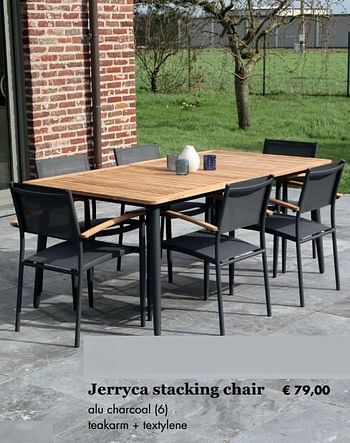 Aanbiedingen Jerryca stacking chair - Huismerk - Europoint - Geldig van 08/04/2019 tot 08/05/2019 bij Europoint
