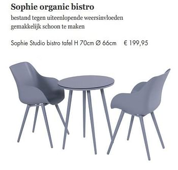 Aanbiedingen Sophie studio bistro tafel - Huismerk - Europoint - Geldig van 08/04/2019 tot 08/05/2019 bij Europoint