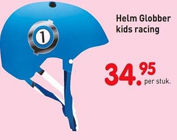 Aanbiedingen Helm globber kids racing - Globber - Geldig van 08/04/2019 tot 08/05/2019 bij Europoint