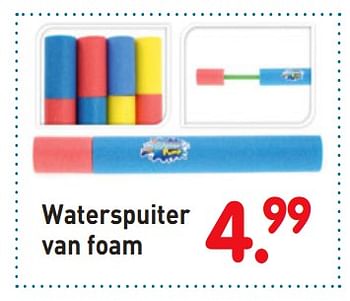 Aanbiedingen Waterspuiter van foam - Huismerk - Europoint - Geldig van 08/04/2019 tot 08/05/2019 bij Europoint