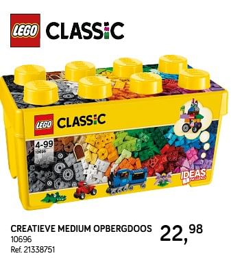 Aanbiedingen Creatieve medium opbergdoos 10696 - Lego - Geldig van 09/04/2019 tot 07/05/2019 bij Supra Bazar