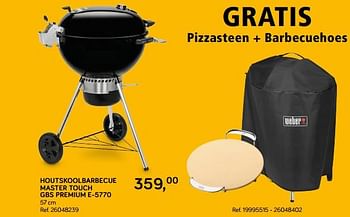 Aanbiedingen Houtskoolbarbecue master touch gbs premium e-5770 - Weber - Geldig van 09/04/2019 tot 07/05/2019 bij Supra Bazar