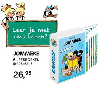 Aanbiedingen Jommeke 6 leesboeken - Huismerk - Supra Bazar - Geldig van 09/04/2019 tot 07/05/2019 bij Supra Bazar