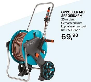 Aanbiedingen Oproller met sproeidarm - Gardena - Geldig van 09/04/2019 tot 07/05/2019 bij Supra Bazar