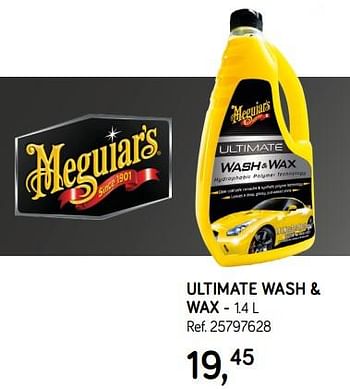 Aanbiedingen Ultimate wash + wax - meguiar's - Geldig van 09/04/2019 tot 07/05/2019 bij Supra Bazar