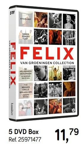 Aanbiedingen Felix 5 dvd box - Huismerk - Supra Bazar - Geldig van 09/04/2019 tot 07/05/2019 bij Supra Bazar
