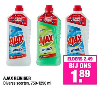 Aanbiedingen Ajax reiniger - Ajax - Geldig van 08/04/2019 tot 21/04/2019 bij Big Bazar