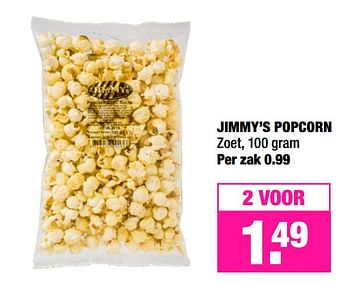 Aanbiedingen Jimmy`s popcorn - Huismerk - Big Bazar - Geldig van 08/04/2019 tot 21/04/2019 bij Big Bazar